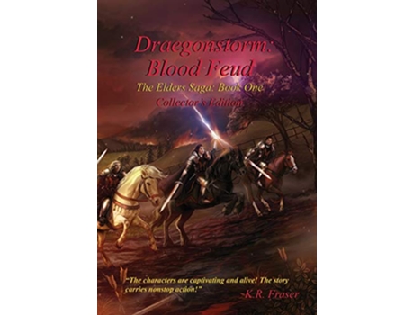 Livro Blood Feud Draegonstorm The Elders Saga Book One de K R Fraser (Inglês)