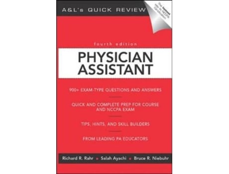 Livro Appleton Langes Quick Review Physician Assistant de Richard R Rahr Salah Ayachi Bruce R Niebuhr (Inglês)