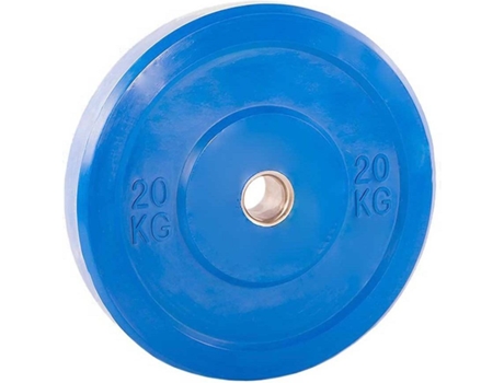 Disco  Bumper Plate (Azul - 20 kg - Diâmetro: 45cm)