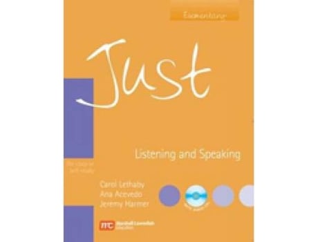 Livro just listening and speaking elementary de jeremy harmer,carol lethaby,ana acevedo (inglês)