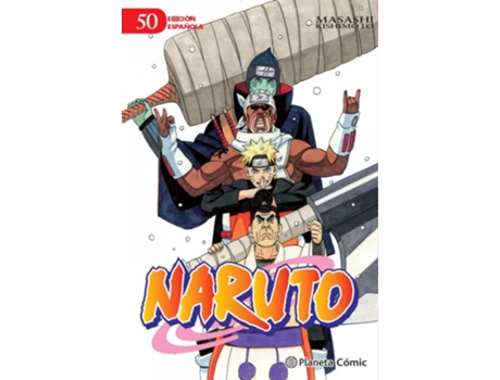 Livro Naruto Nº 50/72 de Masashi Kishimoto (Espanhol)