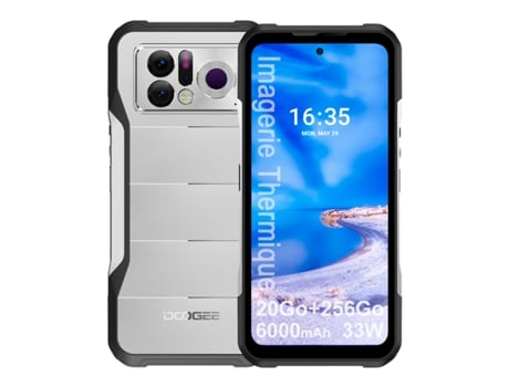 Smartphone 5G DOOGEE V20 Pro 20Gb 256Gb 6.43” Prata