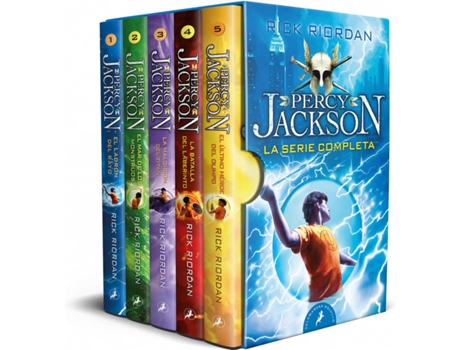 Livro Percy Jackson Y Los Dioses Del Olimpo - La Serie Completa de Rick Riordan (Espanhol)