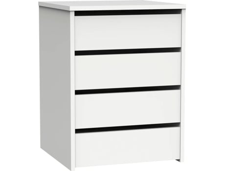 Cómoda MUEBLES PITARCH Turin (Branco - Melamina - 61x46x45 cm)