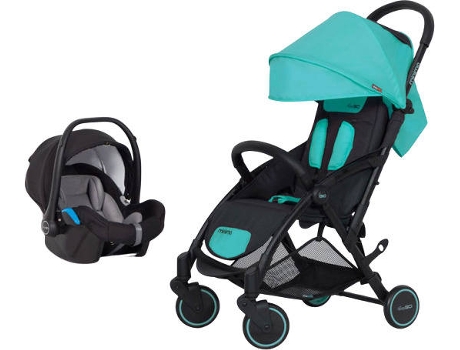 Carrinho de Bebé Individual  Minima + Starter 0+ Isofix Ready Malachite