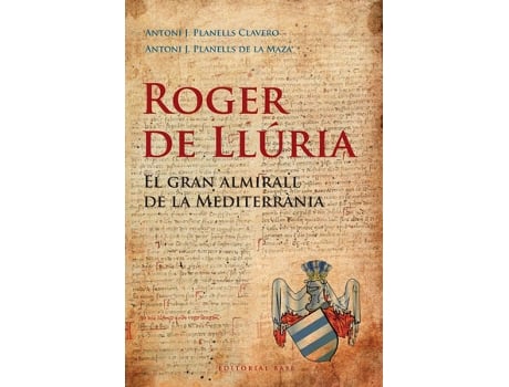 Livro Roger De Llúria de Antoni J. Planells Clavero (Catalán)