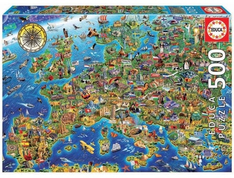 PUZZLE 150 pcs Mapa Portugal - EDUCA - 8,09 € - Puzzles Infantis