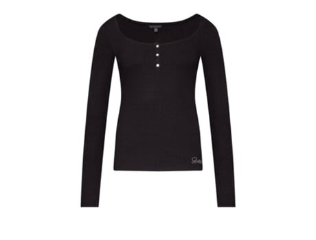 T-shirt GUESS JEANS Viscose Mulher (Preto - M)