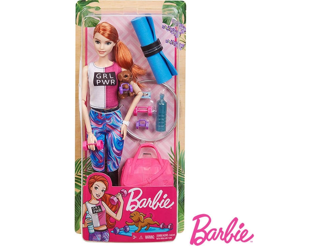 Barbie MATTEL Barbie Vida Relaxante – Fitness c/ Cãozinho