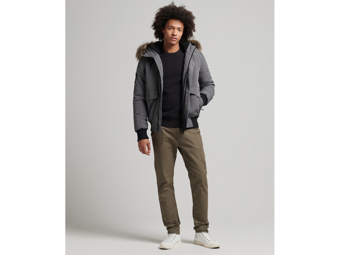 HOLLISTER Parka de inverno em Cinzento