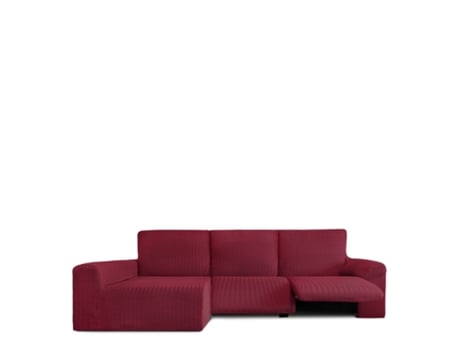 Capa para Sofá Chaise Longue Esquerda Bielástica EYSA (360 x 180 x 120 - Algodão - Vermelho)