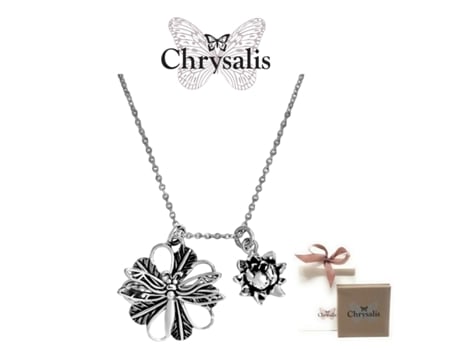 Colar CHRYSALIS Phoenix - Rose Gold - Com Caixa ou Saco Oferta Mulher