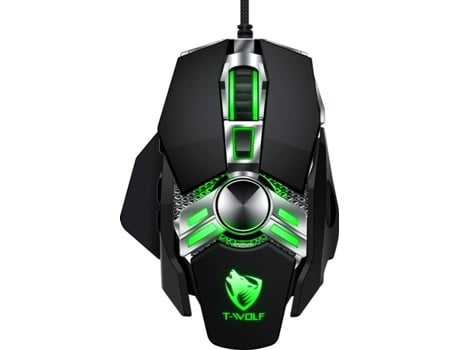 Rato Gaming T-WOLF V10 (6.400 dpi - Preto)