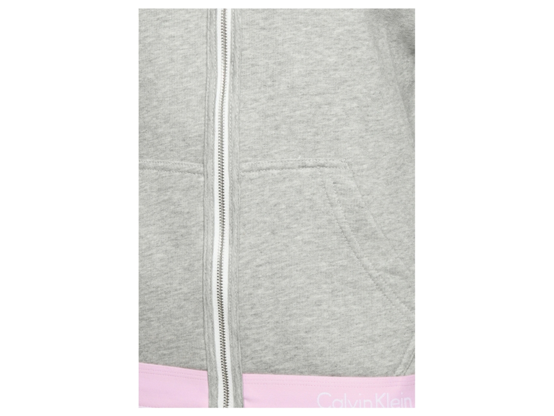 Sweatshirt de mulher Calvin Klein com capuz Cinzento XS