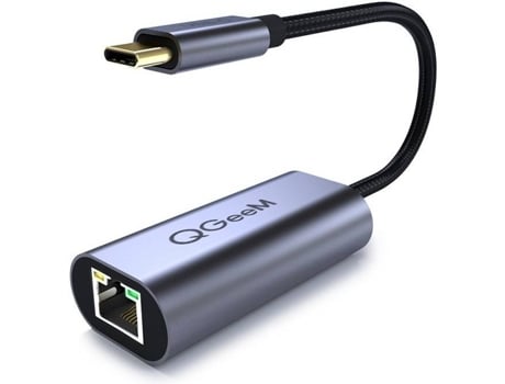 Adaptador QGEEM UA05 (USB-C - 0.1 m - Cinzento)