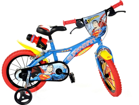 Bicicleta SUPERMAN Azul (Idade Mínima: 4 anos - 14')