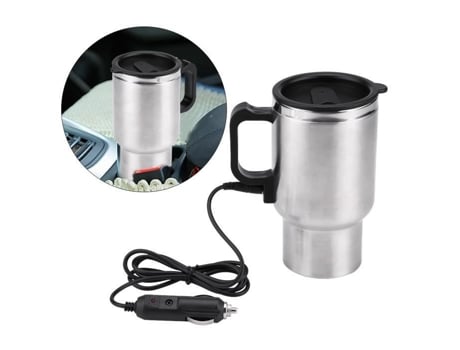 Caneca de café FAS 12V, copo de aquecimento, chaleira de água não tóxica de 450ml, acampamento de viagem de carro KN005 KEENSO