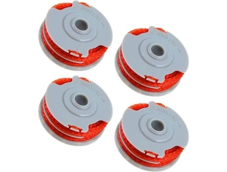 Pacote de 4 Carretéis de Linha de Roçadora FLYMO Fly021 1 5 Mm 11 M Nylon Compatível com Aparadores de Corda Fl 390