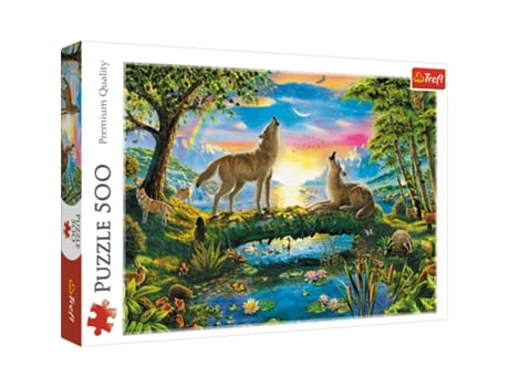 Puzzle Wolfs nature  500 peças