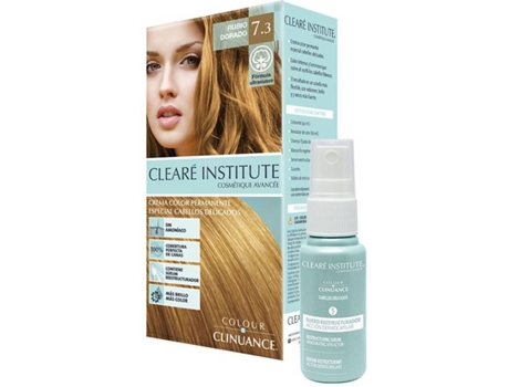 Creme de Cor Clinuance Permanente Cabelo Delicado 7.3 Louro Dourado