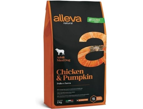 Comida para Cães   Natural Chicken & Pumpkin (2 kg - Seca - Adulto - Sabor: Frango, Abobora)