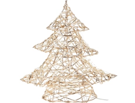 Árvore de Natal HOME STYLING COLLECTION 20 LED, 30 cm (Dourado)