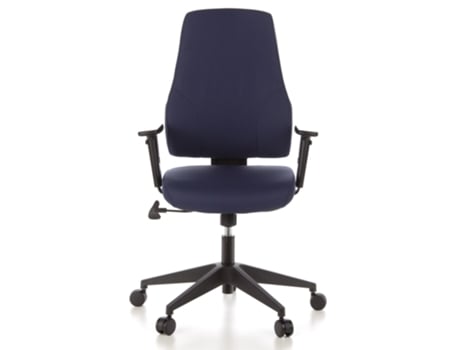 Cadeira de Escritório HJH OFFICE Giratória Pro-Tec 100 Tecido Azul Escuro