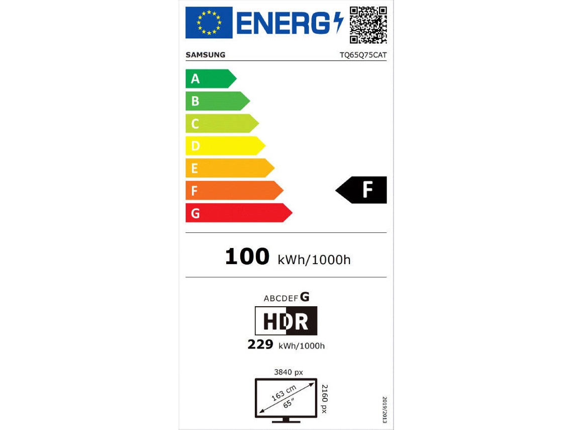 TV SAMSUNG TQ65Q75CATXXC (QLED - 65'' - 165 cm - 4K Ultra HD - Smart TV)