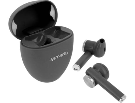 Auriculares Bluetooth True Wireless 4SMARTS 4S478586 (In Ear - Microfone - Noise Cancelling  - Cinzento)