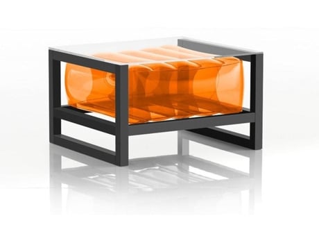 Mesa de Exterior Yoko MOJOW (70 x 40 x 62 cm - TPU - Laranja)