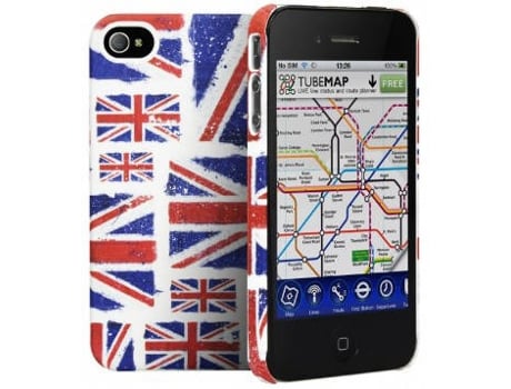 Capa iPhone 4, 4s CYGNETT Union Jack Montage Multicor