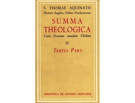 Livro Summa Theologiae.Iv: Tertia Pars de Santo Tomás De Aquino (Espanhol)