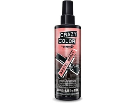 Spray de Cor Temporária CRAZY COLOR Pastel Peachy Coral (250 ml)