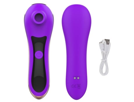 Mini vibrador de silicone macio para sucção para mulheres (roxo) OEMG