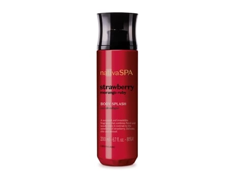 Body Splash O BOTICÁRIO Nativa Spa Morango Ruby (Vegan) 200 ml