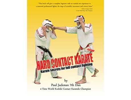 Livro Hard Contact Karate de Paul L Jackman (Inglês)