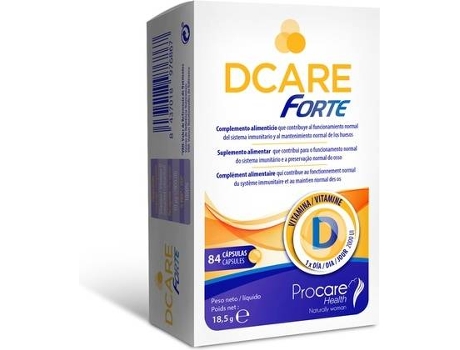 Suplemento Alimentar PROCARE HEALTH Dcare Forte Vitamina D (84 cápsulas)