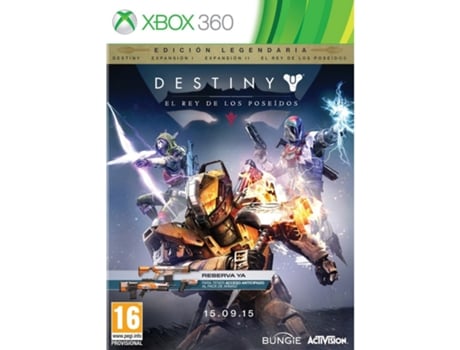 Jogo Xbox 360 Destiny El Rey De Los PoseÌdos (Legendary Edition)