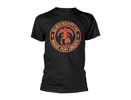 T-shirt QUEENSRYCHE (L - Preto)