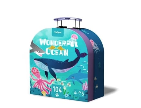 Wonderful Ocean Puzzle 104 Pcs MIDEER (Idade minima recomendada: 4 anos)