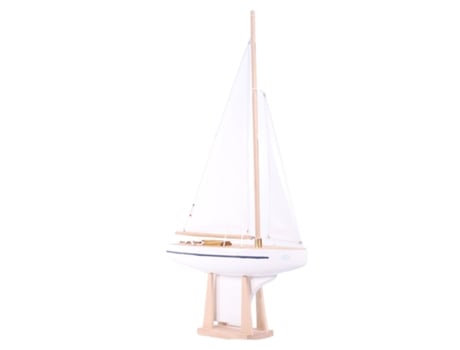 Barco TIROT Madeira - Branco - 40 cm)