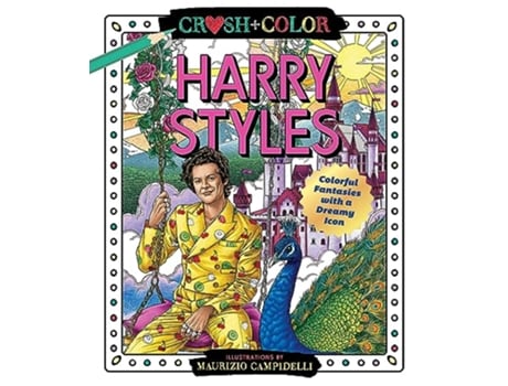 Livro Crush and Color Harry Styles de Maurizio Campidelli (Inglês)