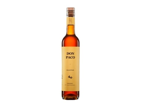 Vinho BARRERO Don Paco VORS Amontillado Listán Branco Jerez-Xérès-Sherry Garrafa Medium (0.5 L - 1 Unidade)