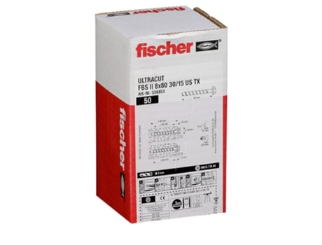 Fischer Group Ultracut Fbs Ii 8X80 30/15 Us Tx 50 Units