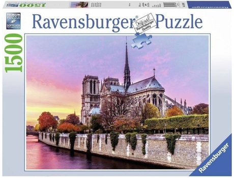 Puzzle  Notre Dame Al Atardecer (1500 Peças)