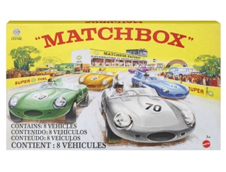 Conjunto de modelos de carros MATCHBOX (3 anos)