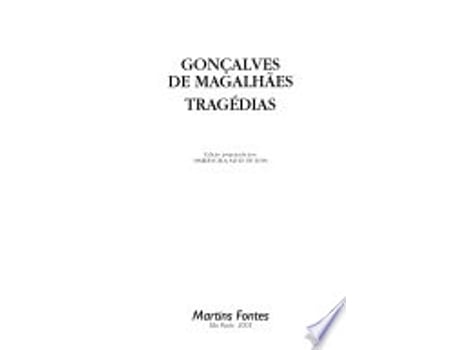 Livro Tragédias de Goncalves De Magalhaes (Português do Brasil)