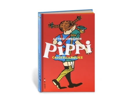 Livro Pippi Calcesllargues de Astrid Lindgren (Catalão)