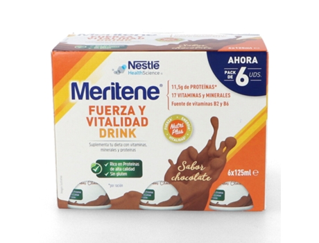 Bebida  Força e Vitalidade Sabor Chocolate 6x125ml