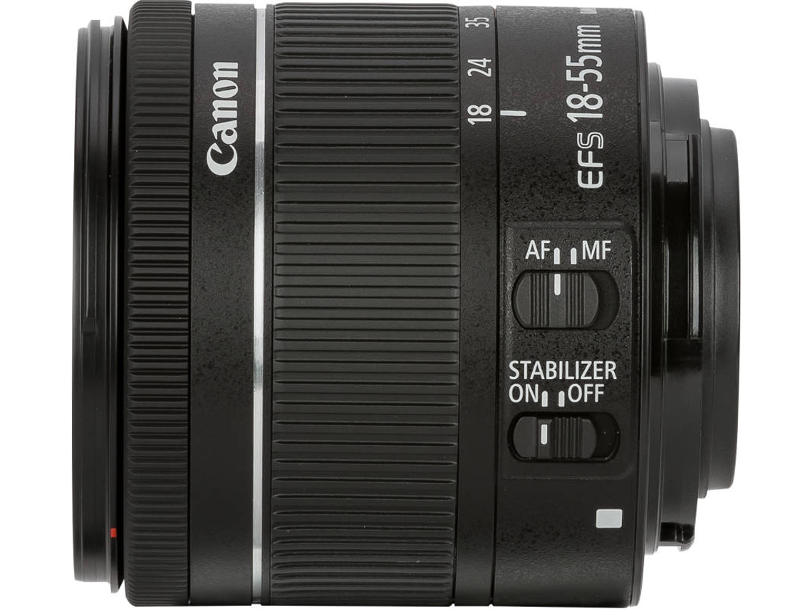 Objetiva CANON EF-S18-55 F4-5.6 IS STM (Encaixe: Canon EF